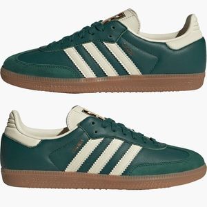 Green Adidas Sambas